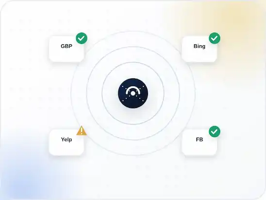 NAP consistency checker scanning business directories